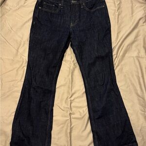 Old Navy Mid-rise Bootcut Dark Blue Denim Jeans